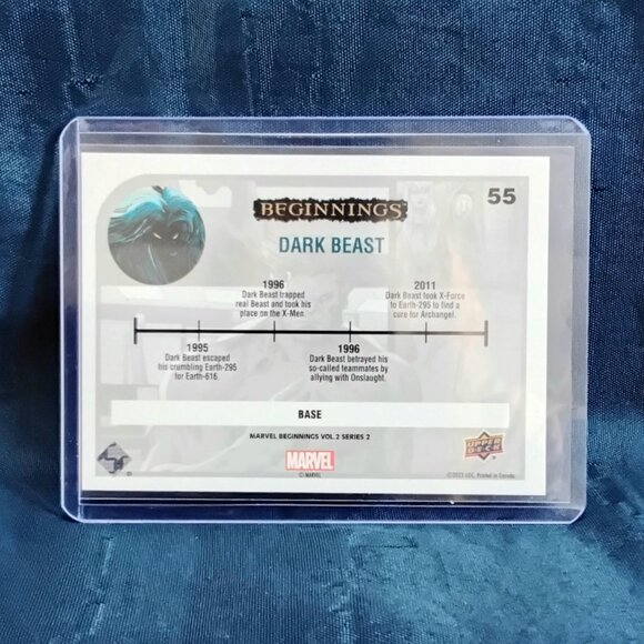 5/$20 Mint 2023 UD Dark Beast Marvel Beginnings Vol. 2 Series 2 Card 55!! - Picture 2 of 2
